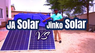 JA Solar vs Jinko Solar in Solar Panel output efficiency test