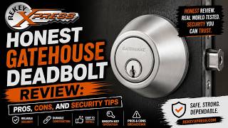 Honest Gatehouse Deadbolt Review: Pros, Cons, and Security Tips