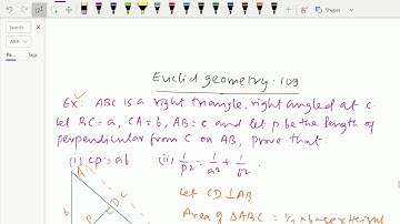 Euclid geometry : - ( Pythagoras ; Solving problems ) - 109.