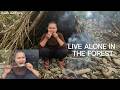 48 Hours Alone Surviving in the Deep Forset by a Wild Stream #survival #bushcraft #alone