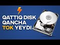 Qattiq disk qancha tok yeydi HDD haqida o'zbek tilida