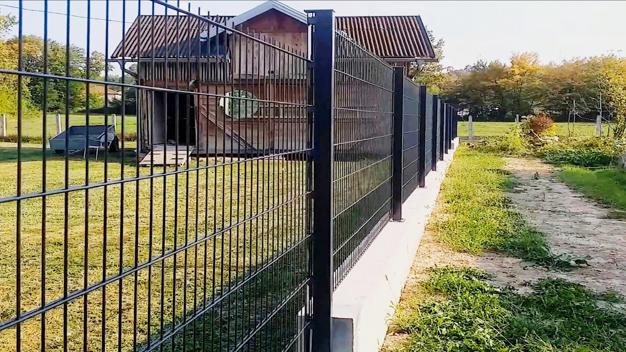 POSTAVLJANJE 100m 2D-PANELNE OGRADE