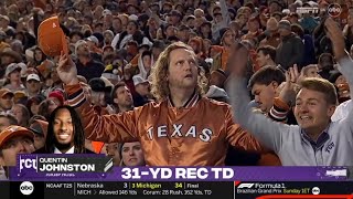 TCU WR Quentin Johnston WIDE OPEN 31 Yard TD vs Texas | 2022 College Football