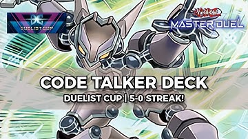 Duelist Cup Code Talker/Cyberse Deck Part 1 - Master Duel