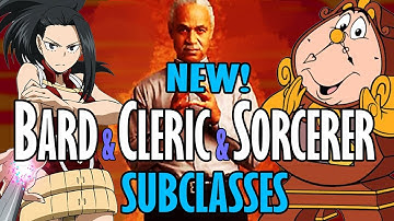 Davvy talks about the New Bard, Cleric, and Sorcerer Subclasses