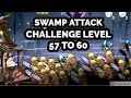 Swamp Attack Challenge Level 57 to 60 New Challenge Levels!