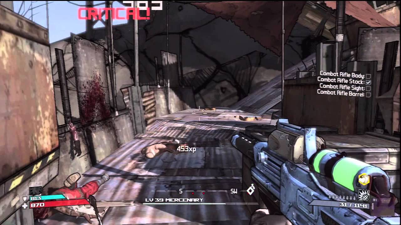 Borderlands: Scavenger - Combat Rifle - YouTube