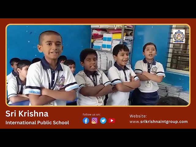 Classroom Behaviour from 3rd Standard | Sri Krishna International Public School class=