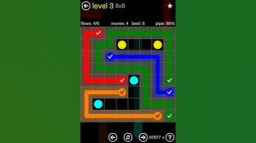 Flow Free - Regular 8x8 Level 3