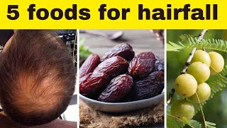 5 Amazing Foods to Stop HAIRFALL.