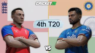 🔴England vs India - 4th T20 - Cricket 26 Live - VR Gaming