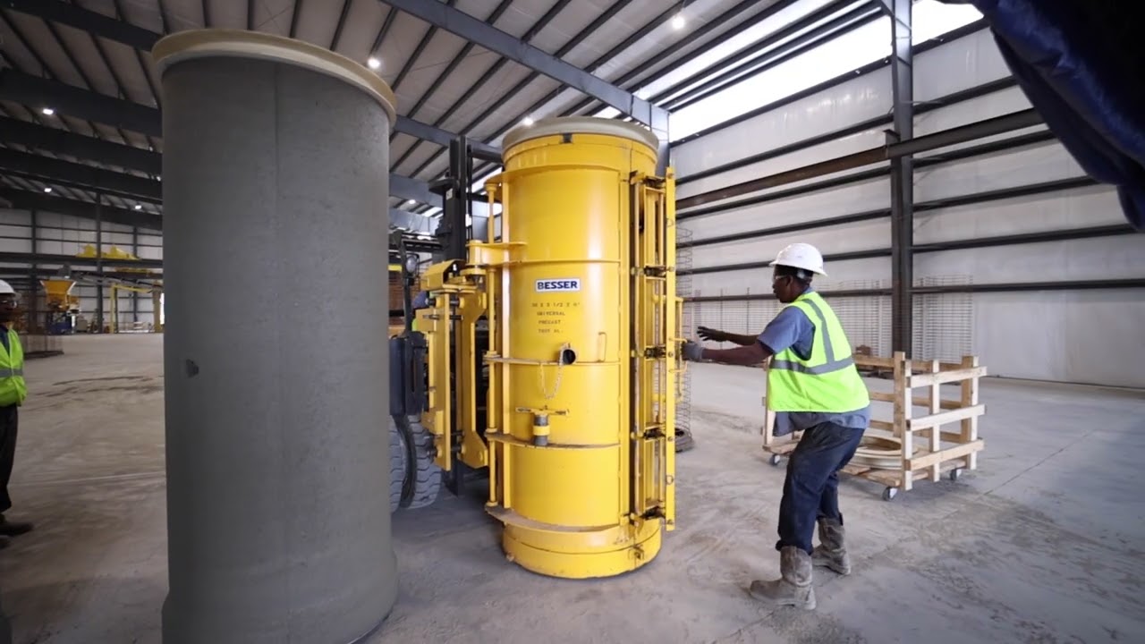 New Update Besser - BiDi Advantage Series (A-Series) Concrete Pipe Machine