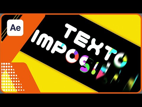 CURIOSA manera de ANIMAR TEXTO en After Effects!