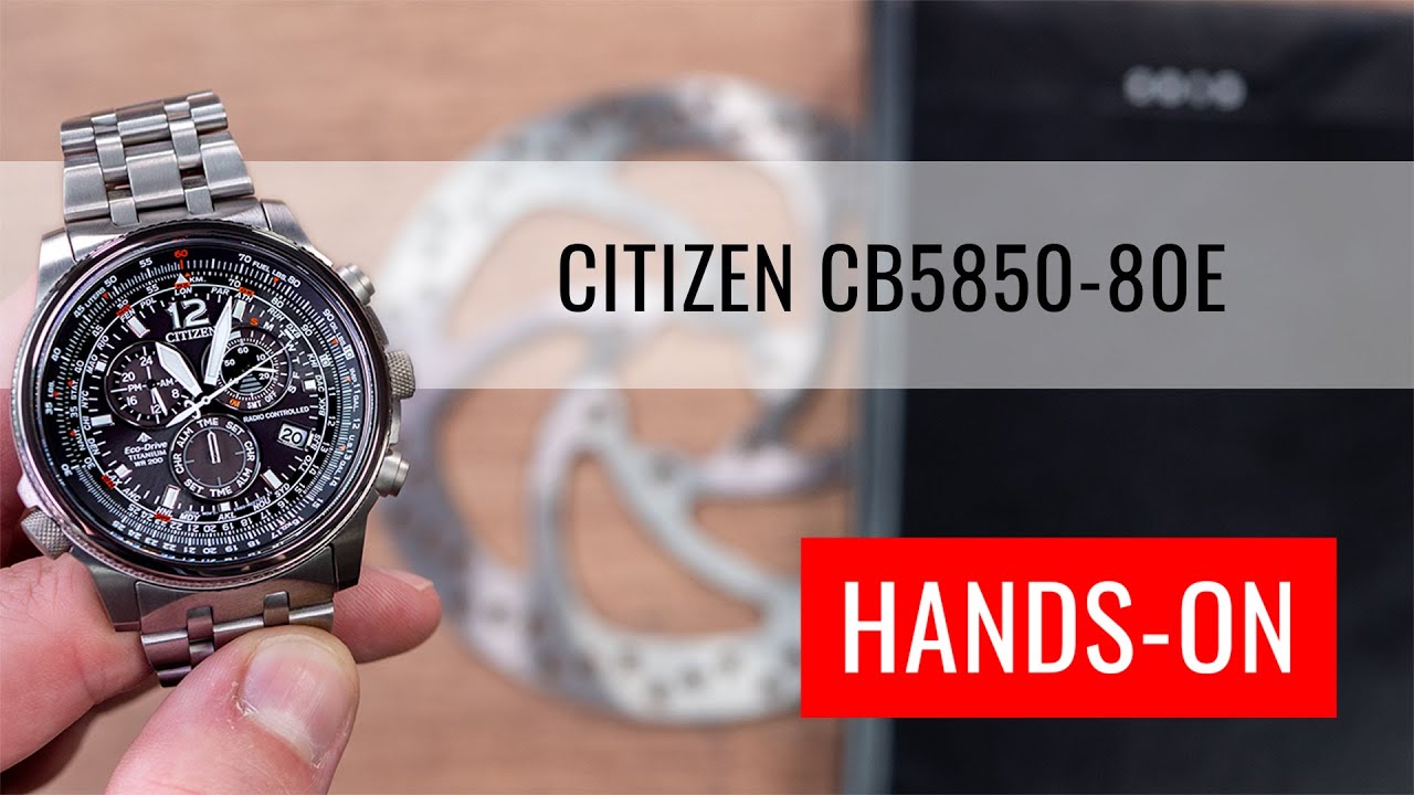Citizen Eco Drive Super Titanium Men's Promaster Sky Watch CB5850-80E –  Chronobuy