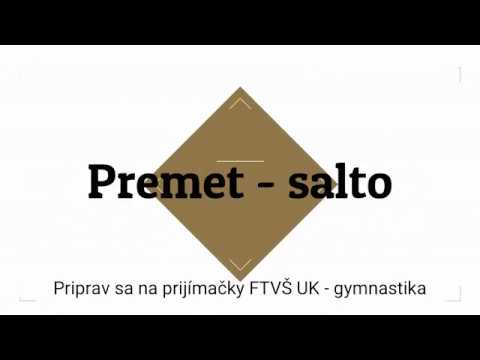 Premet - salto - Gymnastika - Priprav sa na prijímačky FTVŠ UK