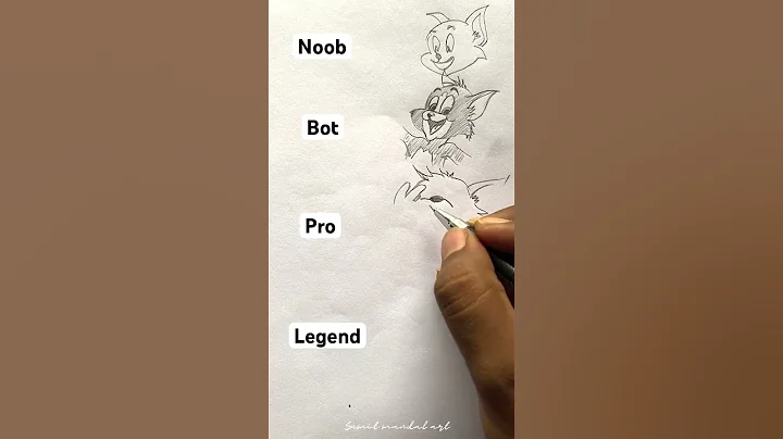 Easy tom and jerry drawing #shorts #viralshorts #cartoon #drawing  #tomandjerry thumbnail