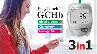 Easytouch Meter Blood Test Device Multi Parametric Strip Reader Cholesterol Hemoglobin UricAcid Test