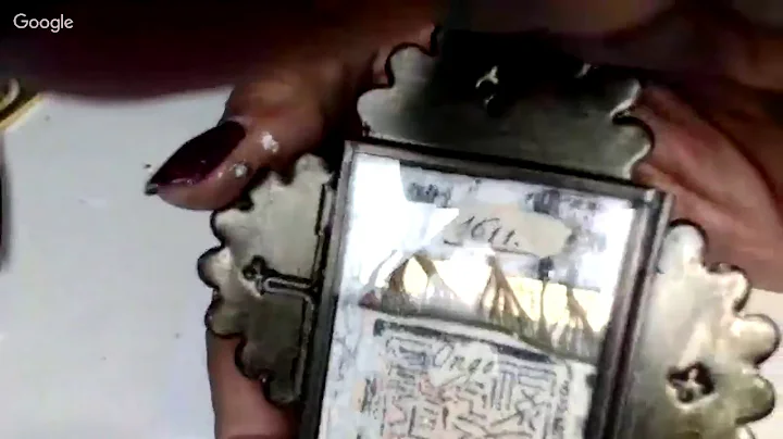 Finishing up my little Milagra Gelli printed book ...