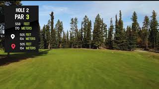 Hole 2 Meadow Lakes Disc Golf Course