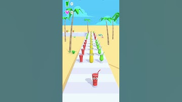 Fastest Juice Glass Running Level-31 #shorts