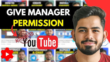 How To Give Manager Role Permissions On YouTube Channel (Step By Step)