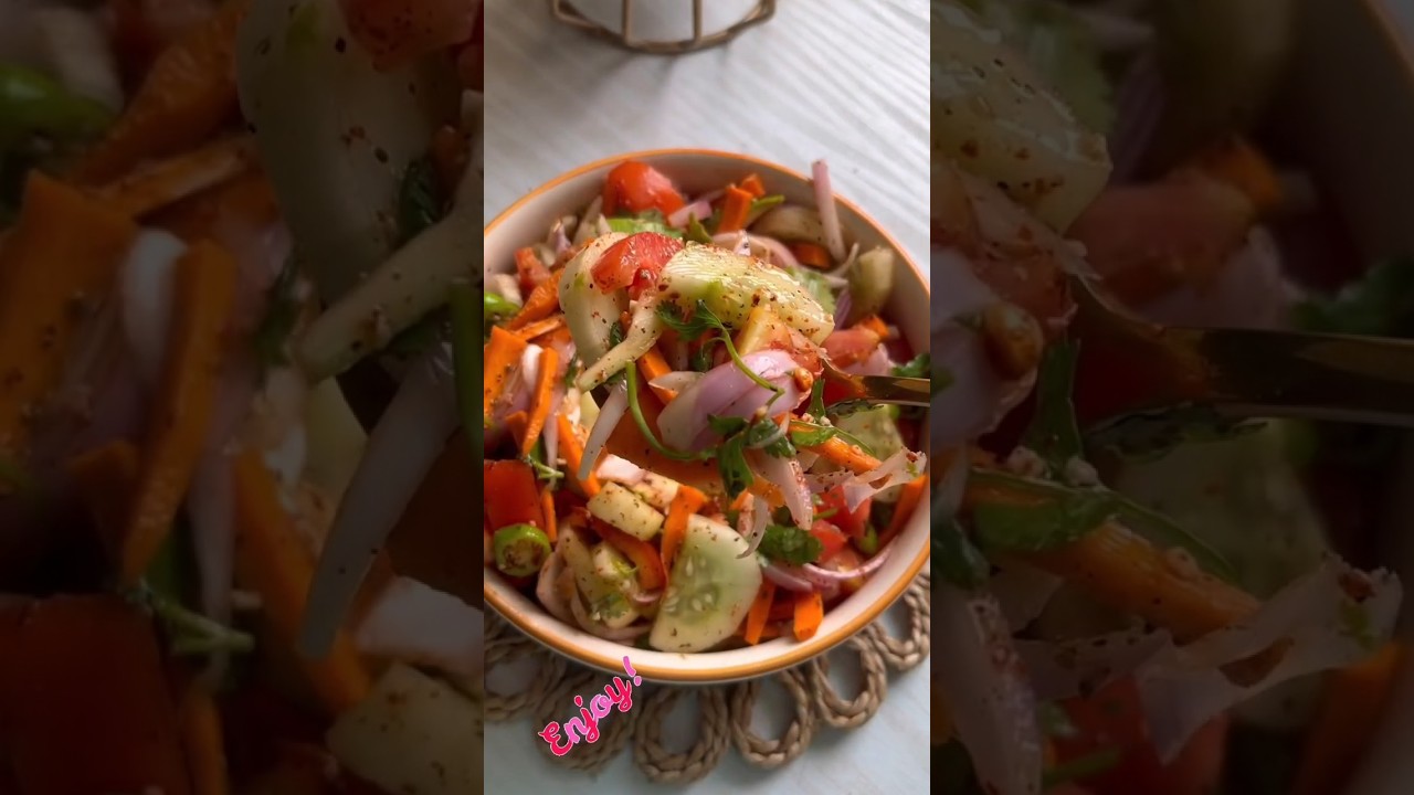 Very healthy and quick salad! Recipe It is so delicious | make it almost every day! 