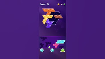 Block!Triangle puzzle:Tangram⬅️Level 51 Advanced