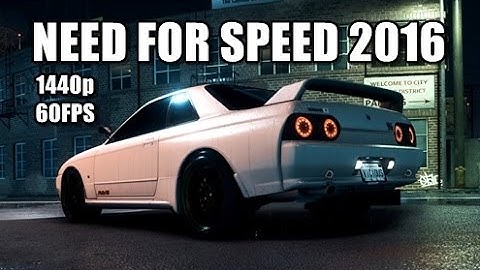 Need for Speed 2016 - 1440p ULTRA - GTX 1070 Frame Rate Test