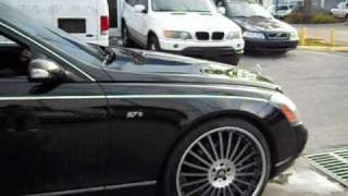 Mercedes Maybach 57S on 24"s at Kandyland Customs