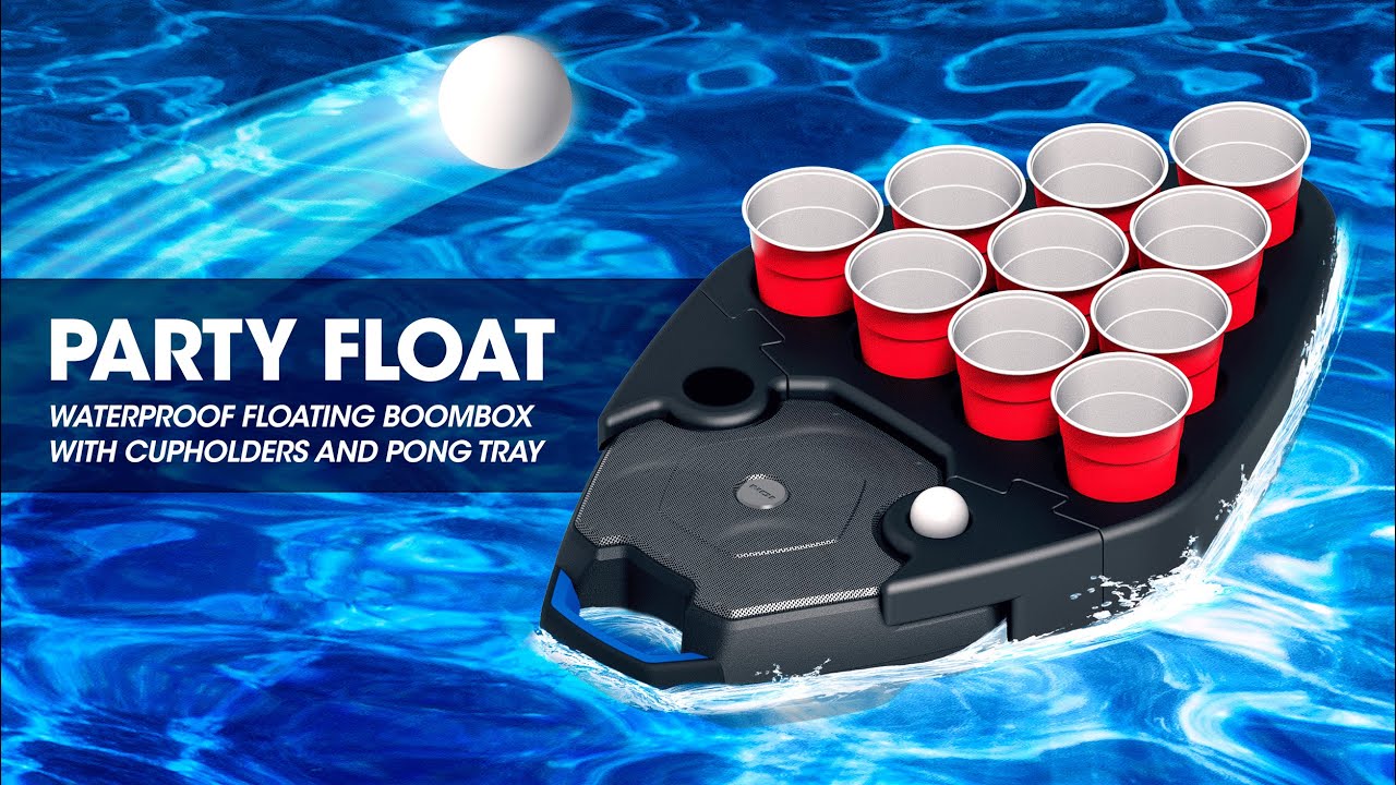 ion party float waterproof floating boombox