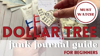 NEW HACKS for Junk Journaling with Dollar Tree!