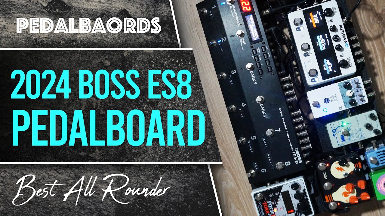 2024 Pedalboard Build. A new more compact pedalboard based around the