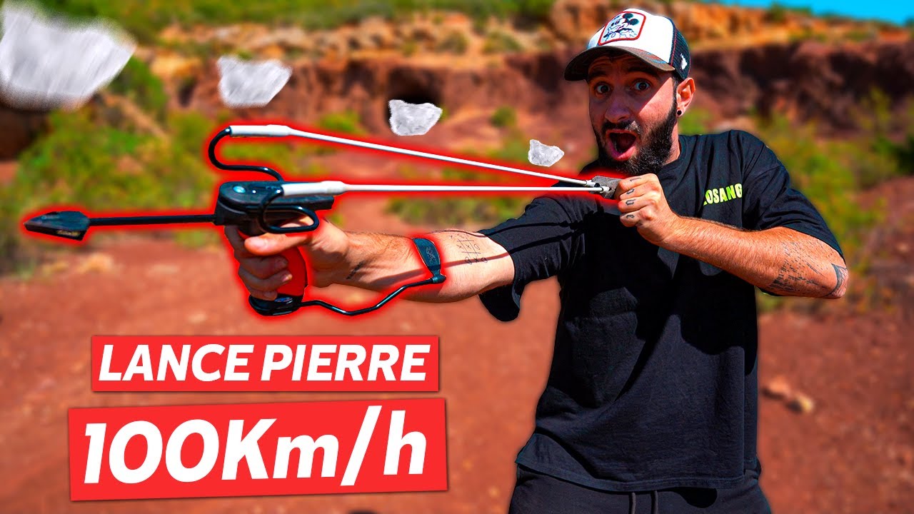 JE TESTE UN LANCE-PIERRE ULTRA PUISSANT ! 