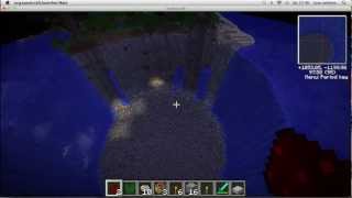 Minecraft Tekkit 30 Nukes Exploding! (A bit of lag, Sorry)