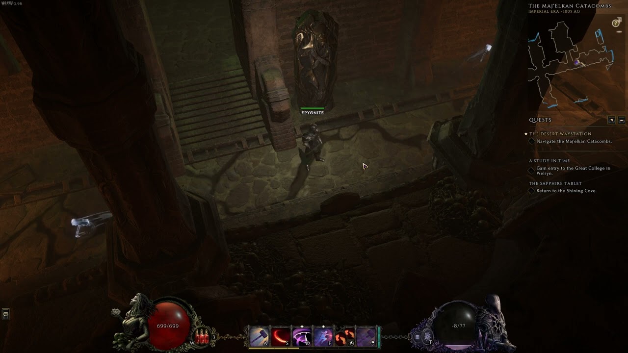 Last Epoch mana starved forging hammer throw doesn't cost 0 mana