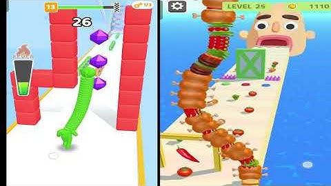 Sandwich Runner Vs Long Neck Run/ All Levels / Max Level ( New Update ) Gameplay