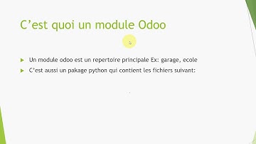 Introduction à la création de module odoo 12