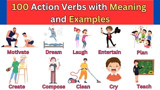 100 Action Verbs With Examples and Meanings | Action Verbs Vocabulary | #kidslearning #phrasalverbs by Innovative kids 1,178 views 2 weeks ago 8 minutes, 18 seconds
