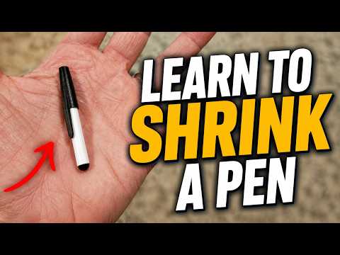 Easy Magic Trick Tutorial: The Shrinking Pen