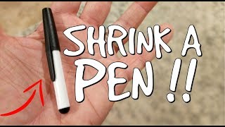 Easy Magic Trick Tutorial: The Shrinking Pen