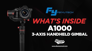 UNBOXING MY FIRST EVER GIMBAL The "FeiyuTech A1000 3-Axis Handheld Gimbal"