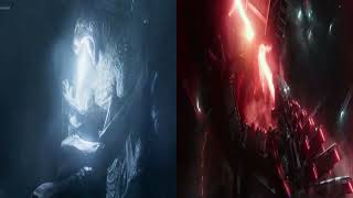 Godzilla and MechaGodzilla Atomic Beam Comparison