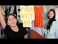 PACK WITH ME FOR VACATION ON THANKSGIVING BREAK! GRANDMA IS HERE! EMMA AND ELLIE
