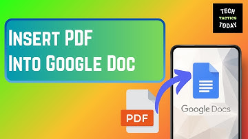 How to Insert PDF into Google Doc (2024)