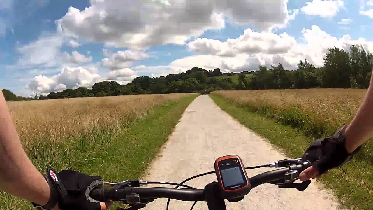 Cycling around Carsington Water POV YouTube