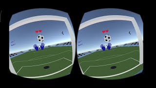 Football goalkeeper VR box 360