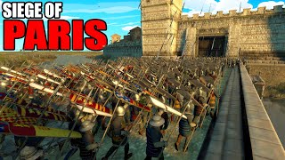 Siege of Paris in NEW Medieval BATTLE SIMULATOR! - Total War: Medieval 3 Mod #1