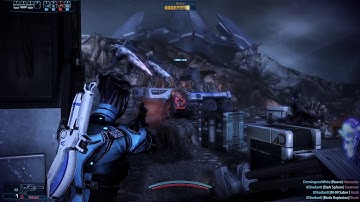 Mass Effect 3 Multiplayer game snippets #16 - Asari Huntress Infiltrator