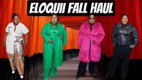 PLUS SIZE FALL HAUL// ELOQUII HAUL// FALL FASHION TRENDS// 2022