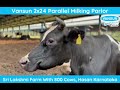 Installation of 224 parallel milking parlour by vansun milking